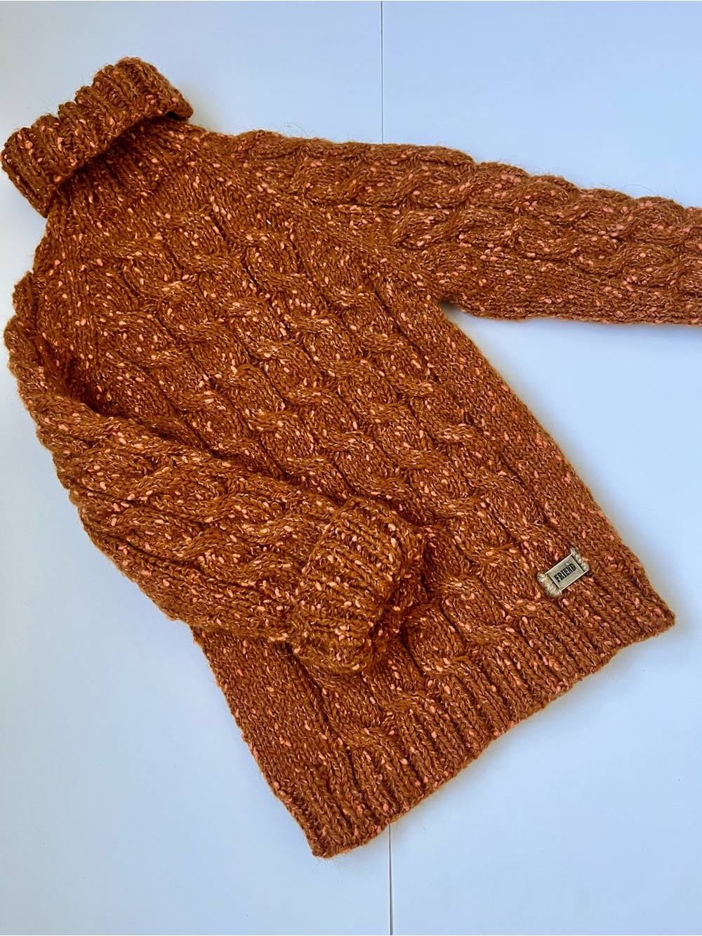 Amazing Handmade Chunky Knit girls dress/sweater